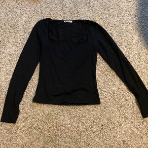 Reformation square neck long sleeve